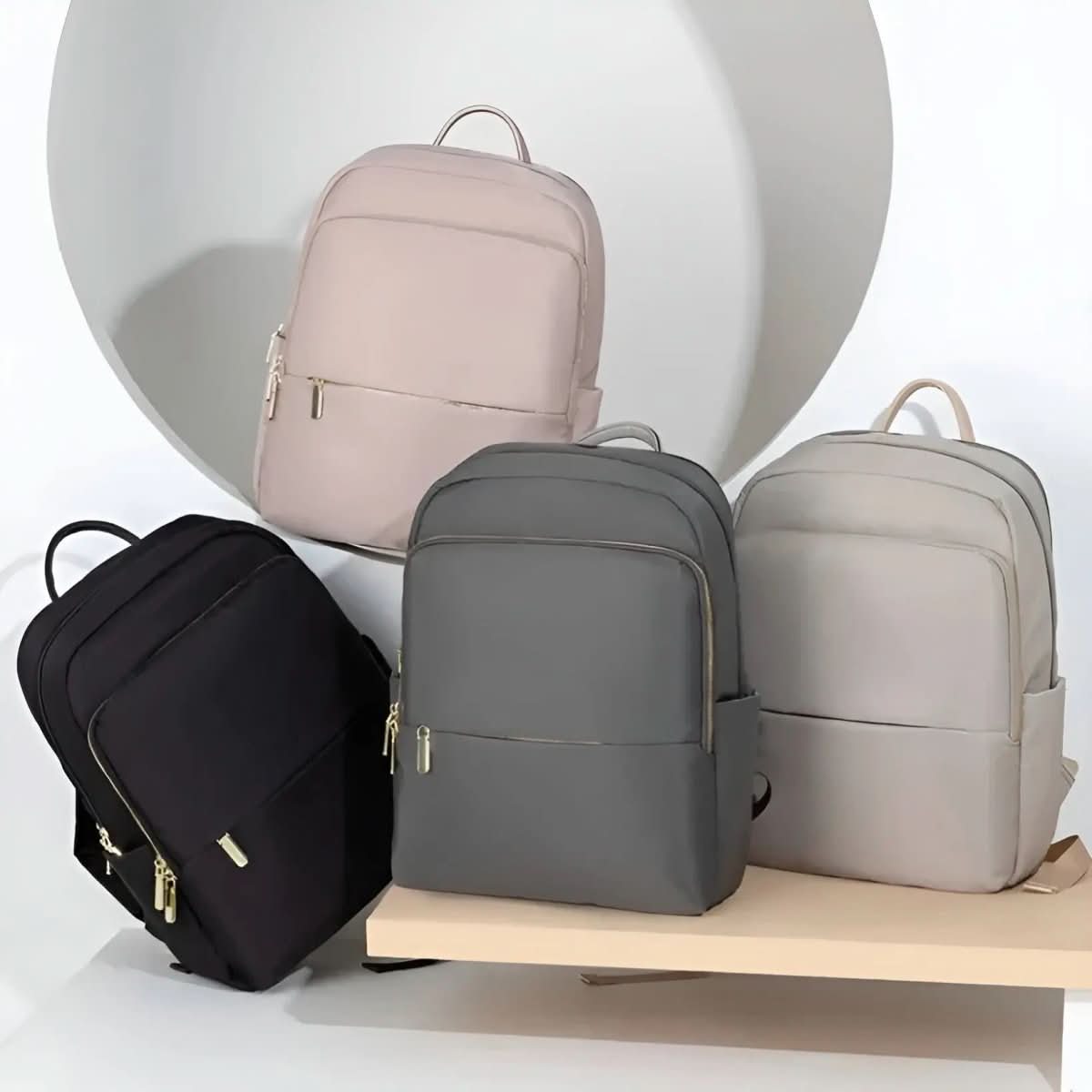 Zavevo Sophia Women's Backpack with Laptop Compartment and Waterproof Oxford Fabric