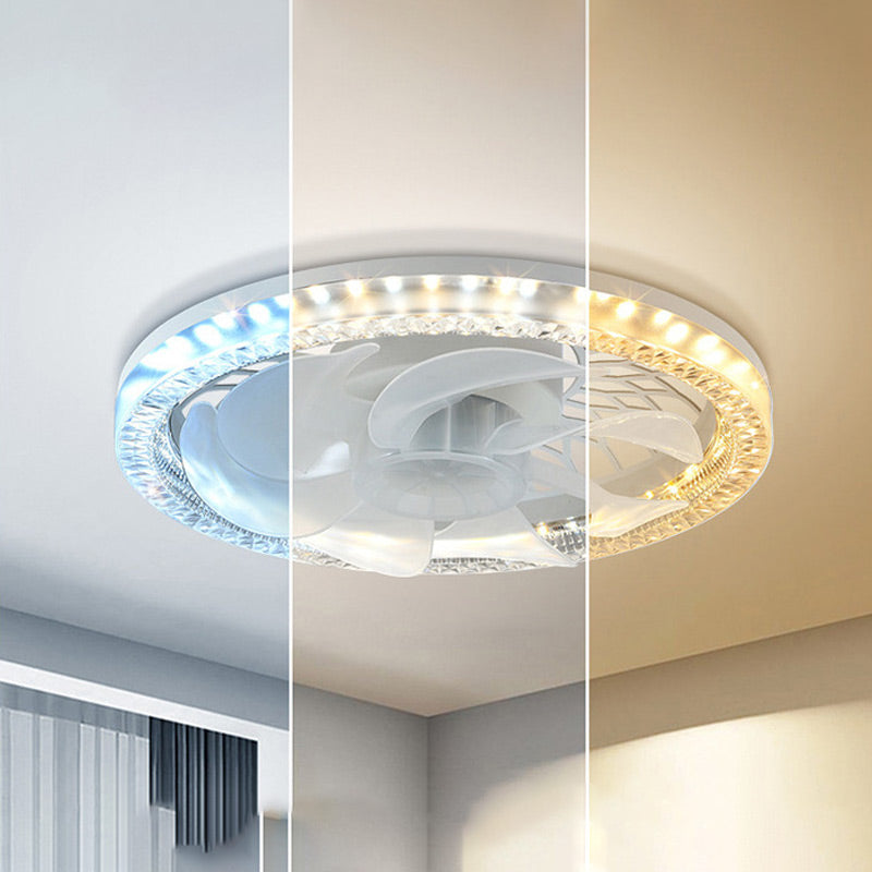2-in-1 Mute Adjustable Fan Light with Remote Control | zavevo