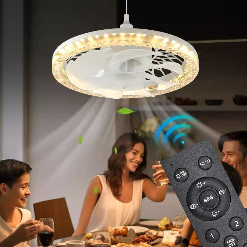 2-in-1 Mute Adjustable Fan Light with Remote Control | zavevo