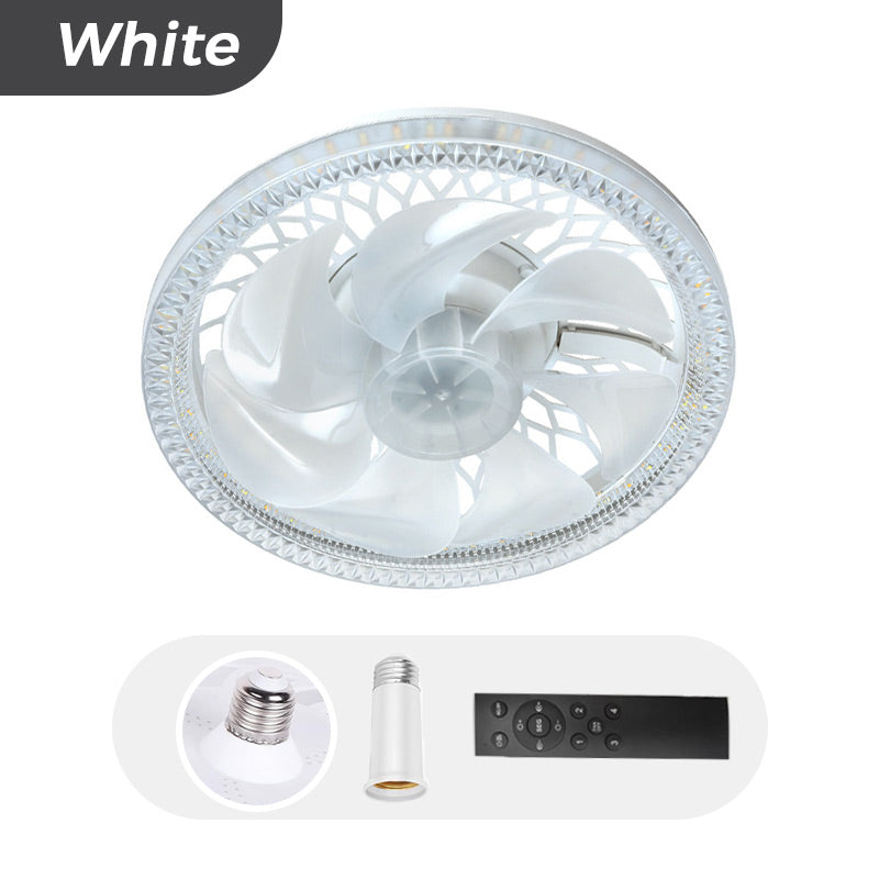 2-in-1 Mute Adjustable Fan Light with Remote Control | zavevo