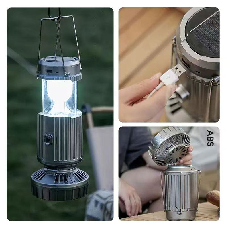 2-in-1 Adventure Solar Light & Portable Fan | zavevo
