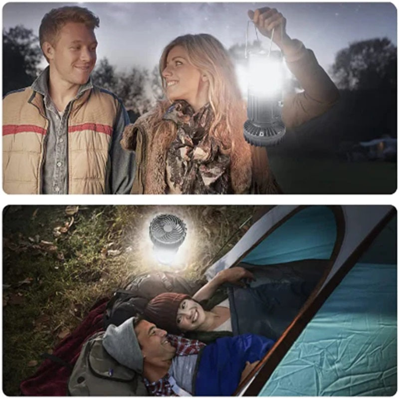 2-in-1 Adventure Solar Light & Portable Fan | zavevo