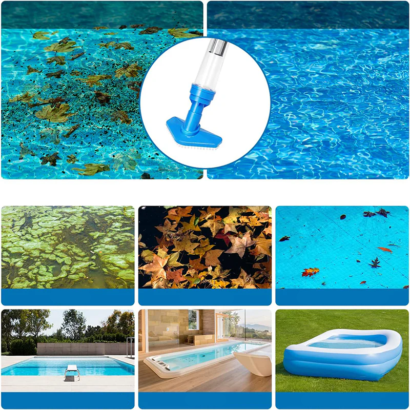 3-in-1 Cordless Handheld Pool Vacuum Cleaner