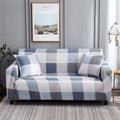 Stretch Sofa Cover Fitted Three Seater Slipcover with Elastic Design and Floral Print