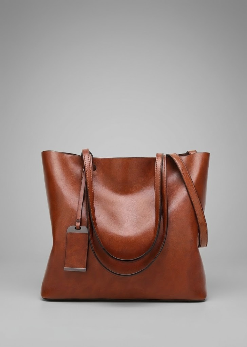 Vintage Leather Work Tote, Munich