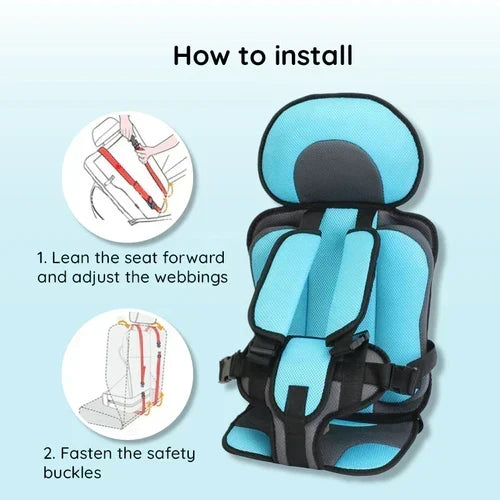 zavevo | Portable & Foldable Child Car Booster Seat